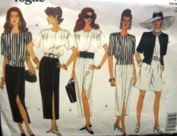 1170 EZ VOG JACKET, DRESS, TOP, SKIRT, SHORTS PATTERN 6-22 3 SZ
